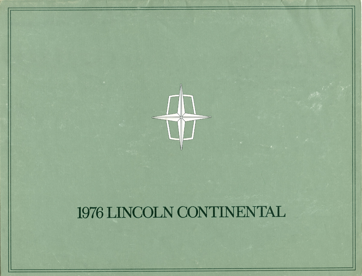 1976 Lincoln Continental Brochure